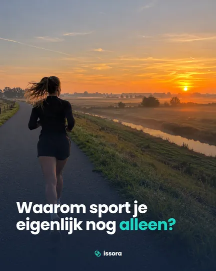 Instagram-post: Waarom sport je eigenlijk nog alleen?