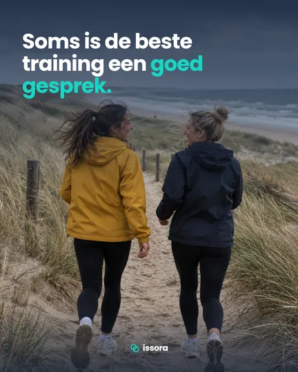 Instagram-post: Soms is de beste training een goed gesprek.