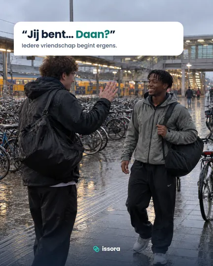 Instagram-post: Jij bent… Daan? Iedere vriendschap begint ergens.