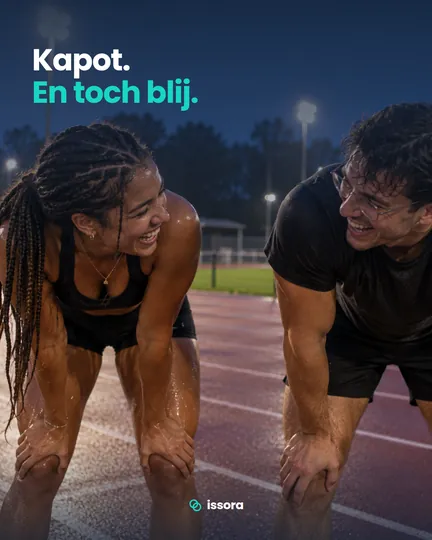 Instagram-post: Kapot. En toch blij.